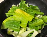 チンゲン菜のオイスター炒め作り方4写真