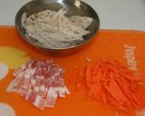 シャキ旨っ☆ベー根菜のバルサミコ醤油麺作り方1写真