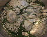クリスマス♪ほうれん草ホットケーキツリー作り方8写真