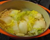 白菜味噌煮込みラーメン作り方4写真