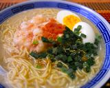 とろろ明太豚骨ラーメン♪食感も楽しい~♪作り方3写真