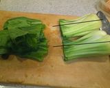 ☆☆青梗菜の茎の切り方作り方1写真