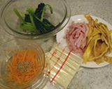 韓国風のり巻き(キンパ)作り方1写真