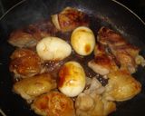 照り焼きチキンと照り焼きゆで卵作り方5写真