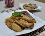 鶏スペアリブとコンニャクの煮物作り方4写真