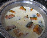 かぼちゃと小豆のミルクいとこ煮作り方3写真