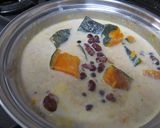 かぼちゃと小豆のミルクいとこ煮作り方4写真