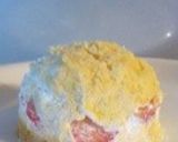 モンハンクリスマス♪サンタアイルーケーキ作り方5写真