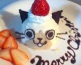 モンハンクリスマス♪サンタアイルーケーキ作り方14写真