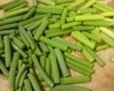 調味料３つだけ♪にんにくの芽の甘辛炒め作り方1写真
