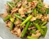 調味料３つだけ♪にんにくの芽の甘辛炒め作り方7写真