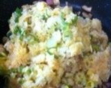 簡単パラパラ♡長ネギ＆生姜たまご炒飯〜♫作り方6写真