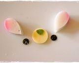 ＊キャラ弁＊　うさぎちゃんおにぎり♡作り方3写真