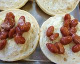 金時豆×胡桃のトースト　チーズ生姜風味作り方1写真