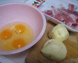 スペイン風～オムレツ　ソースお任せするゎ作り方1写真