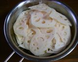 レンコンのきんぴら作り方1写真