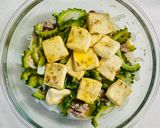 レンジで糸蒟蒻入りゴーヤチャンプル作り方6写真