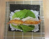 子供も旦那も喜ぶエビフライ巻き寿司作り方5写真