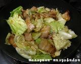 ■豚肉とキャベツのゆずバター味噌炒め■作り方3写真