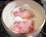 ピンク林檎のヨーグルト ムース ケーキ♪作り方3写真