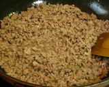 ■給食の味♪揚げ豆腐のピリ辛肉味噌かけ作り方2写真