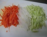 くるみと野菜のきんぴら作り方1写真