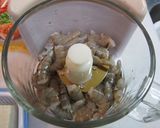 海老と豆腐のヘルシー焼き作り方2写真
