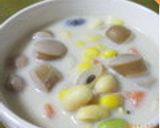 豆づくし✿お豆ゴロゴロ豆乳スープ作り方5写真