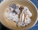 冷凍松茸で、おこわにしました作り方3写真
