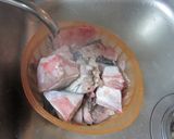 鰤あらのオレンジ煮作り方1写真