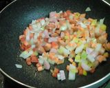 簡単ウインナー炒飯作り方2写真