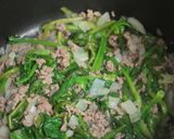 トマトとほうれん草のたっぷり肉味噌麺♪作り方3写真