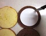 サンセバスチャン　ダミエ柄チョコケーキ作り方13写真