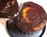 サンセバスチャン　ダミエ柄チョコケーキ作り方19写真