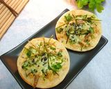 うどんスープの素でかき揚げ風トースト作り方4写真