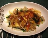 卵と野菜炒めの甘酢あんかけ作り方7写真