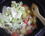 ヘルシー・鶏ムネ肉とキャベツの肉じゃが作り方4写真