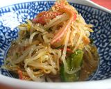春雨の酢の物（なぜか・・もやし中心）♪作り方6写真