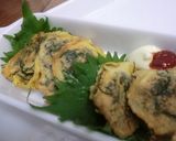 おかひじきのちょぼ焼き作り方5写真