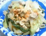大根とチンゲン菜と豚肉の炒め煮作り方5写真