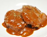 簡単☆デミグラ煮込みハンバーグ作り方16写真