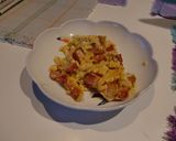ベーコン入りスクランブルエッグ作り方4写真