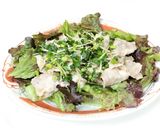 簡単ご馳走豚しゃぶサラダ!にんにくポン酢作り方4写真