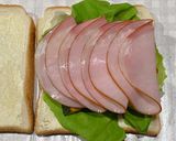 かぼちゃとハムのサンドイッチ作り方4写真