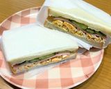 スクランブルエッグのサンドイッチ作り方9写真