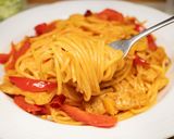 豚肉とパプリカのパスタ作り方11写真
