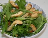 お揚げサラダとキノコの柚子胡椒バター風麺作り方1写真