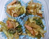 簡単♪キャベツと魚肉ソーセージの炒め物作り方6写真