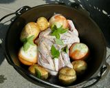 ダッチオーブンで作る鶏の・・・料理！！作り方2写真