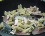 台湾料理~ぼらと干し大根の香味煮作り方6写真
